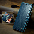 CASEME flipové pouzdro pro Samsung Galaxy Note 20 Ultra, Waxy Textured, modré