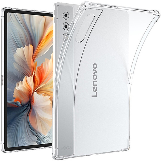 Pouzdro pro Lenovo Yoga Tab Plus, silikonové, průhledné