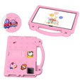 Dětské pouzdro pro T Tablet 5G, Cute Patterns, se stojánkem, růžové