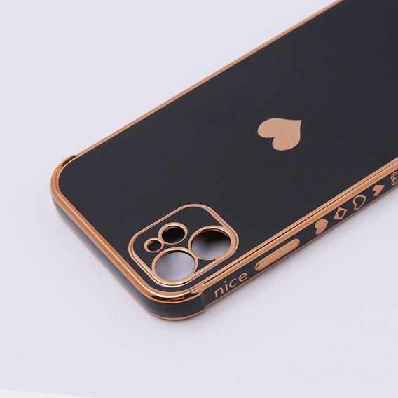 Pouzdro pro Apple iPhone 11, Electro heart, černé