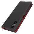 Kožené pouzdro pro Sony Xperia 10 VI, ERBORD Grain Leather, černé
