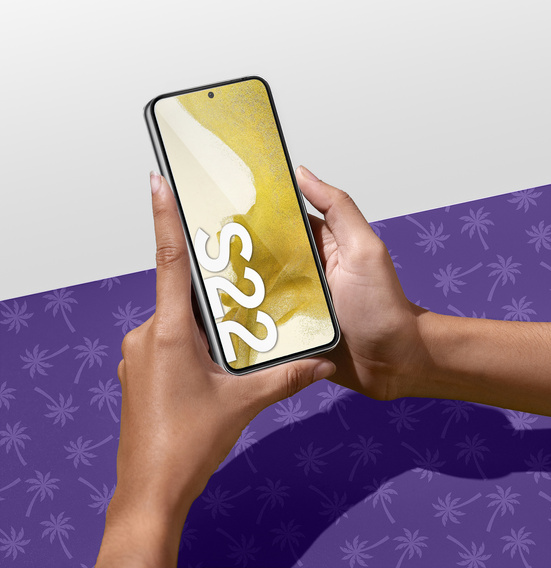 Tvrzené sklo Shy Palm pro Samsung Galaxy S22