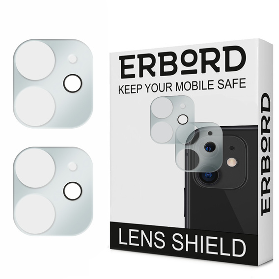 2x tvrzené sklo ERBORD pro kameru na iPhone 12