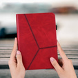 Pouzdro pro Lenovo Tab M10 Plus 10.6 Gen 3 TB-125F TB-128F, Classic, s prostorem pro stylus, červené