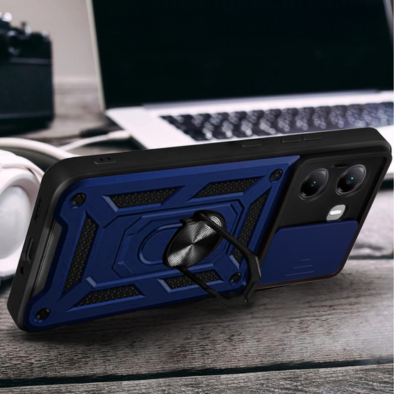 Pouzdro pro Xiaomi Poco X7 Pro 5G, CamShield Slide, modré