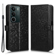 Flipové pouzdro pro Realme C71, Wallet Rhombus, černé