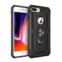 Pancéřové pouzdro pro iPhone 6+ / 6S+ / 7+ / 8+ Plus, Nox Case Ring, černé