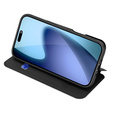 Dux Ducis pouzdro pro iPhone Air, Skin Pro, s klopou, s přihrádkou na kartu, černé