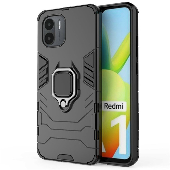 Pouzdro pro Xiaomi Redmi A1 4G / A2 4G, Kickstand Ring, černé