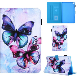 Pouzdro pro Samsung Galaxy Tab A7 10.4 T500/T505 2020 / 2020, butterflies