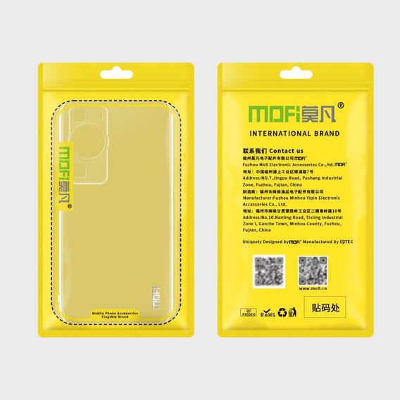 Pouzdro MOFI pro Huawei P60 / P60 Pro, tenké, průhledné