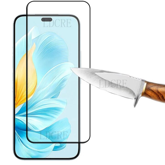 3D tvrzené sklo pro Honor 200 lite, černý rámeček