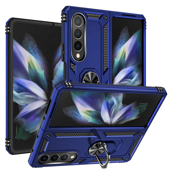 Pancéřové pouzdro pro Samsung Galaxy Z Fold 4 5G, Nox Case Ring, modré