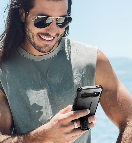 Pancéřové pouzdro pro Google Pixel 6a, Dexnor Full Body, černé