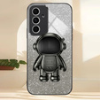 Pouzdro pro Samsung Galaxy A55 5G, Glitter Astronaut, černé