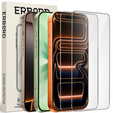 2x tvrzené sklo ERBORD 9H Hard Glass na displeji pro iPhone 17 Pro/17/16 Pro