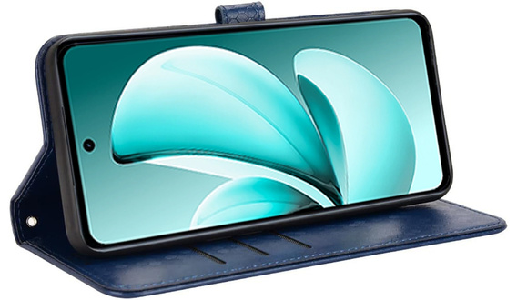 Flipové pouzdro pro Realme C71, Wallet Rhombus, modré