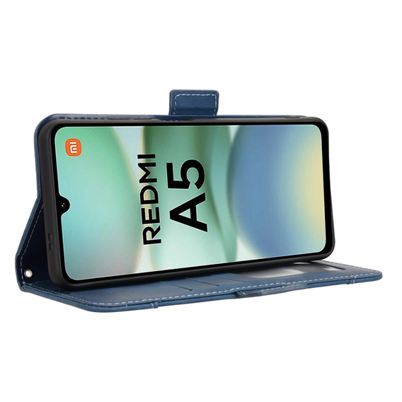 Klopové pouzdro pro Xiaomi Redmi A5, Card Slot, námořnicky modré