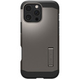 Pouzdro Spigen pro iPhone 16 Pro Max, Tough Armor Mag MagSafe, šedé + 9H tvrzené sklo