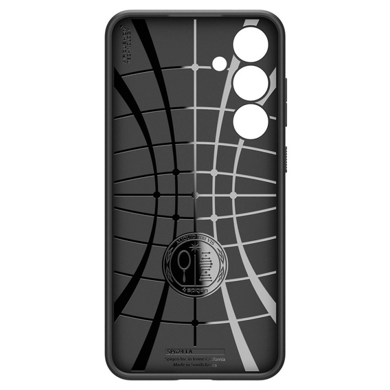 Pouzdro Spigen pro Samsung Galaxy S24 FE, Liquid Air, černé + 9H tvrzené sklo