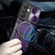 Pancéřové pouzdro pro Samsung Galaxy A54 5G, CamShield Slide, fialové