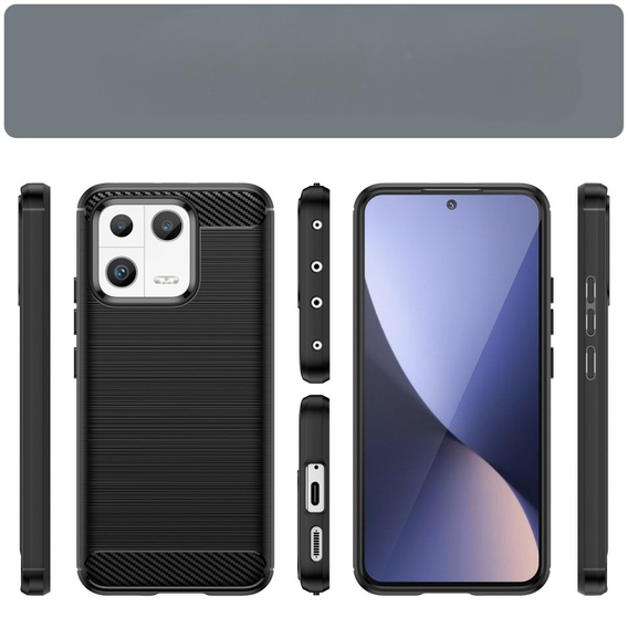 Pouzdro pro Xiaomi 13, Carbon, černé