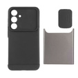 Pouzdro pro Samsung Galaxy S24, ERBORD CamProtect Slide Camera, šedé gunmetal