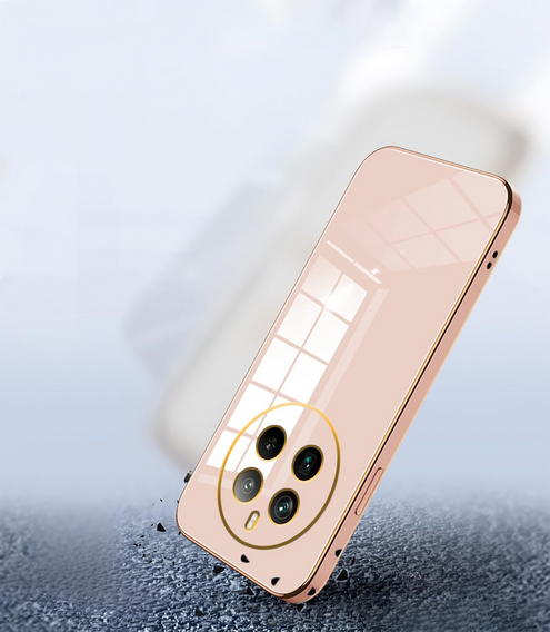 Pouzdro pro Realme 12 Pro 5G / 12 Pro+ 5G, Glamour CamShield, růžové rose gold