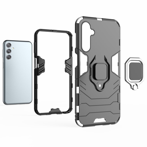 Pouzdro pro Samsung Galaxy M34, Kickstand Ring, černé