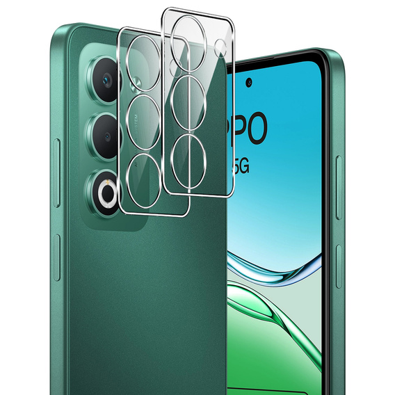 2x ERBORD Tvrzené sklo na fotoaparát pro Realme 12 Pro / 12 Pro+, průhledné