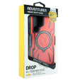 Pouzdro pro Samsung Galaxy S23 Ultra, Heavy Duty Ring Belt Clip, červené