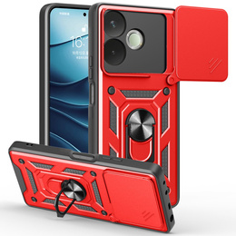 Pouzdro pro Oppo A5 Pro 5G, CamShield Slide, červené