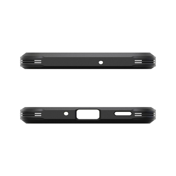 Pouzdro Spigen pro Samsung Galaxy A56 5G, Tough Armor Mag MagSafe, černé + 9H tvrzené sklo