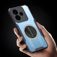 Pouzdro pro Realme GT 7 / 7T, s magnetickou fólií, transparentní / černé