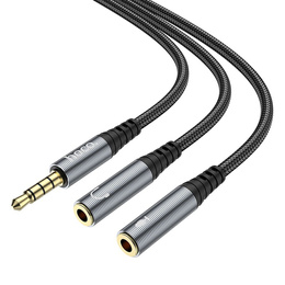 Hoco UPA21 Audio kabel AUX 2v1 – rozbočovač Jack 3,5 mm