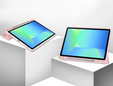 Pouzdro pro Samsung Galaxy Tab S10 FE+ Plus, Smartcase s prostorem pro stylus, růžové