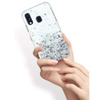 Pouzdro pro Samsung Galaxy A40, Glittery, průhledné