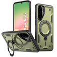 Pouzdro pro Samsung Galaxy A56, Military MagSafe, zelené