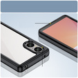 Pouzdro pro Sony Xperia 5 V, Fusion Hybrid, transparentní / černé