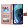Klopové pouzdro pro Motorola Moto G71 5G, Mandala, modré