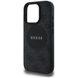 Pouzdro Guess 4G Circle s klasickým logem, pro MagSafe pro iPhone 16 Pro