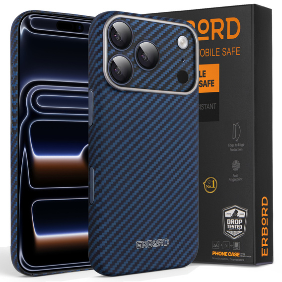 ERBORD Full Kevlar pouzdro pro MagSafe pro iPhone 17 Pro