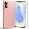 Pouzdro pro Samsung Galaxy S25 Edge, Silicone Lite, růžové + 9H sklo