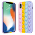 Pouzdro Push Bubble Pop It pro iPhone X / XS