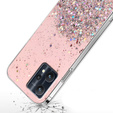 Pouzdro pro Realme 9 Pro+ Plus / Realme 9 4G, Glittery, růžové