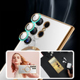 Pouzdro pro Samsung Galaxy S24 Ultra, Electro MagSafe, zlaté + Celoplošné lepení keramického skla
