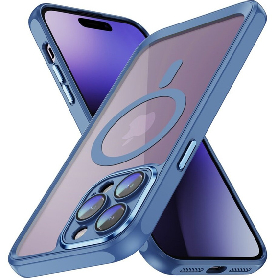 Pouzdro pro iPhone 14 Pro, ERBORD Impact Guard, MagSafe, modré