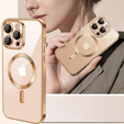 Pouzdro pro iPhone 16 Pro, Electro MagSafe, desert titanium + sklo na displej