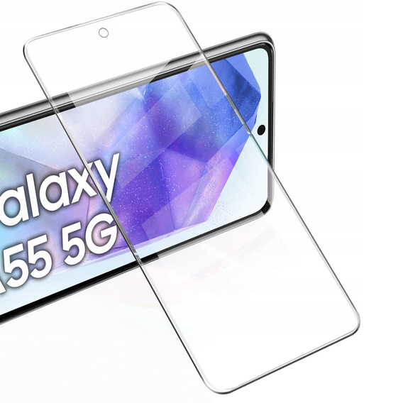 2x tvrzené sklo ERBORD 9H Hard Glass na displeji pro Samsung Galaxy A55 5G