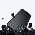 Pouzdro pro Samsung Galaxy A35 5G, Fusion Hybrid, s ochranou fotoaparátu, transparentní / černé
